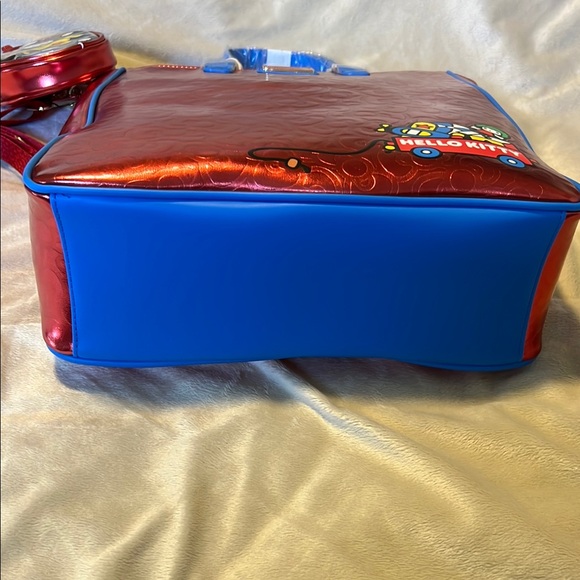 Loungefly Hello Kitty 50th Anniversary Metallic Tote Bag with coin purse - Picture 4 of 10